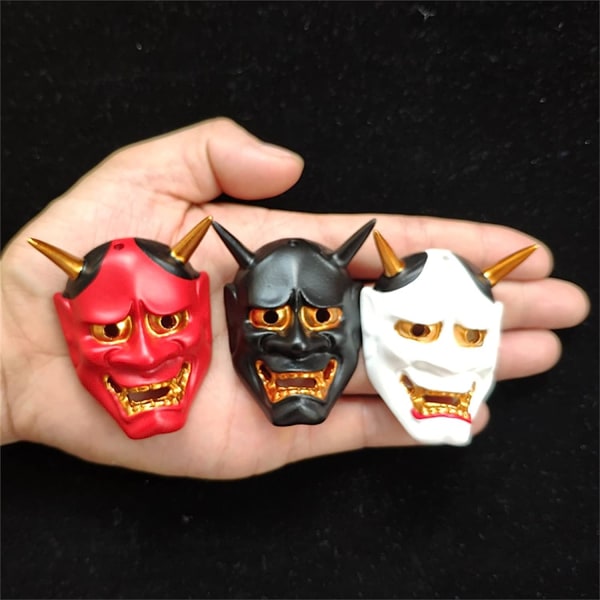 Halloween Hannya Maske Halskjede | Skalle Anheng Halskjede Ond Demon Hannya Ornamenter Halloween