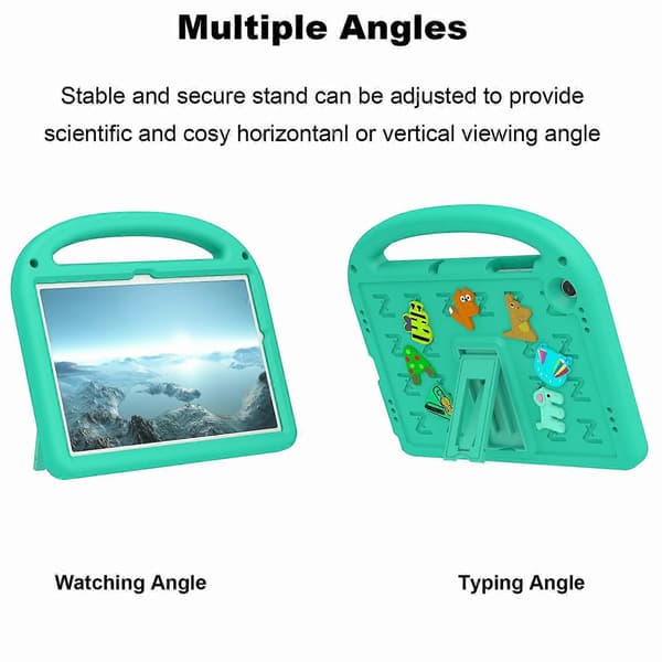 For Samsung Galaxy Tab A9+ Deksel Tegneseriedesign EVA+PC Støtte Tablet Cover med Stropp