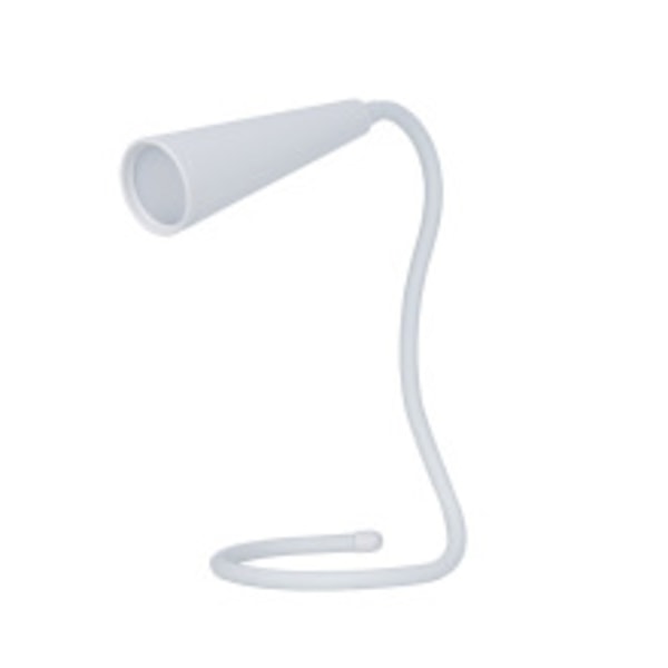 4-in-1 LED-kannettava lukulamppu, Ladattava lukulamppu 3 valaistustasolla ja 3 kirkkausasteella, 360° joustava lukulamppu Blanco