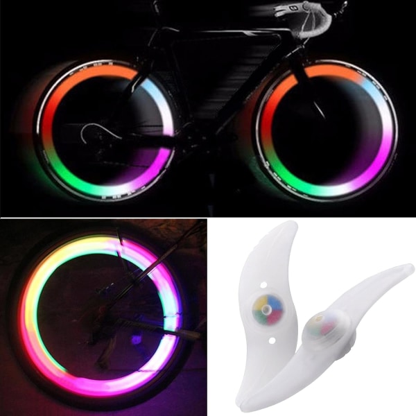 Ekerljus - Färgskiftande LED-ljus för cykelhjul - Flerfärgad