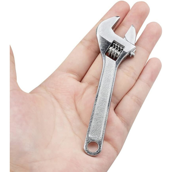 Säädettävä jakoavain 4\" pituus 100 mm Mini säädettävä jakoavain hopeoidusta teräksestä