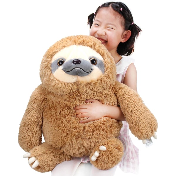 Söt Sloth Mjuk Leksak Stor Fylld Djur Plysch Mjuk Sloth Leksak