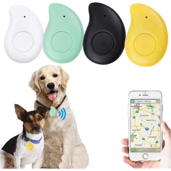 4 stk. Smart Aktivitets Tracker Kjæledyr Locator Anti-Lost Enhet Mini Trådløs Tracker Barn Lommebok Tracker GPS Locator