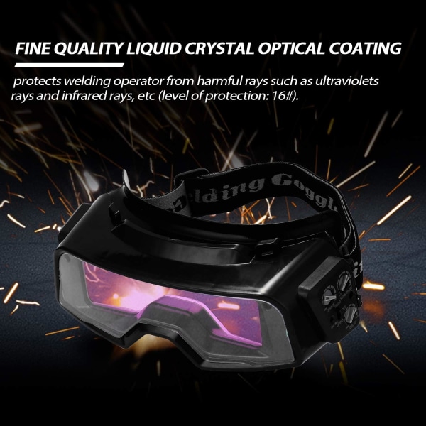 Svetsglasögon Mask för automatisk mörkläggning Svetsögon Skydd