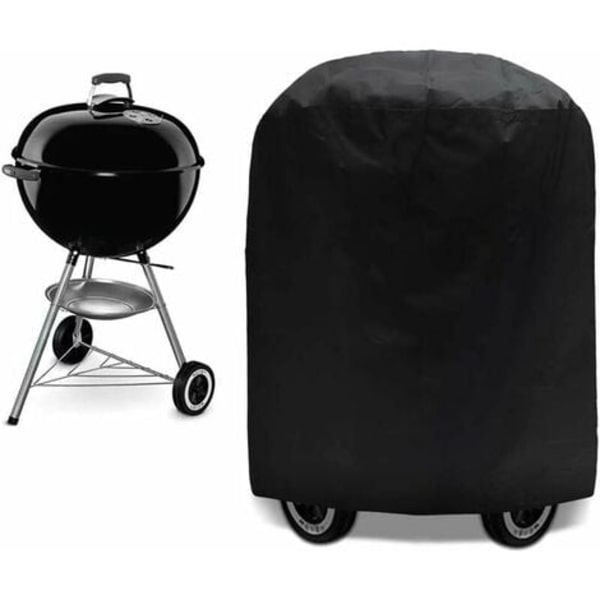 BBQ-overtræk BBQ-presenning Grillovertræk Anti-UV/Anti-vand/Anti-fugt Vandtæt udendørs grill sort til Weber, Holland,-70 x 70cm