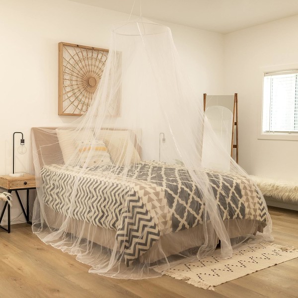 Myggnetting for seng med oppbevaringspose, pop-up telt/himmelnett | Reise, camping, utendørs camping, innendørs