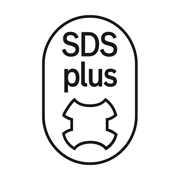 SDS plus borr, för armerad betong och murverk, 12x100x160mm