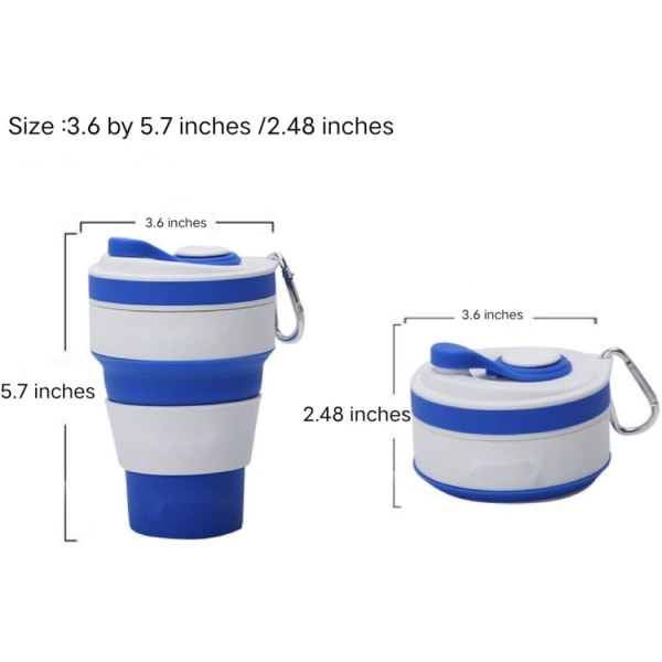 Multifunktionell hopfällbar sportkaffekopp för uppvärmning av vatten, kaffe, mjölk och te Pink ‎9.14 x 9.14 x 14.48 cm