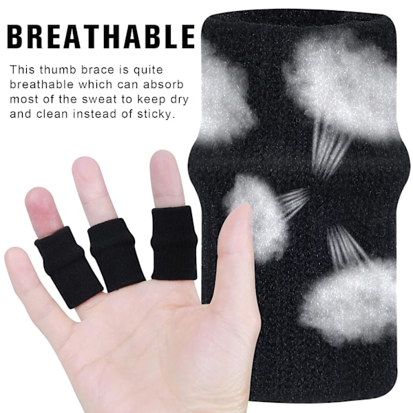 10 Finger Splint Trigger Finger Splint Protector Tumstöd Elastiskt Fingerskydd Kompressionskydd Stöd