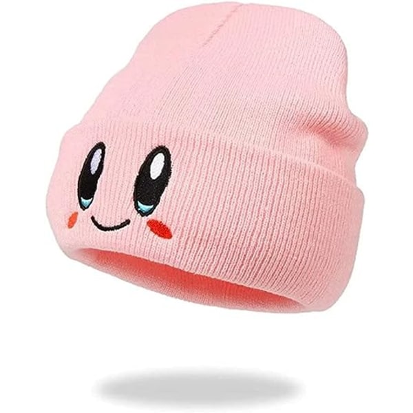 HANTVERK - Kirby Beanie Adult Size Anime Hat Accessory Kawaii, Medium-Large