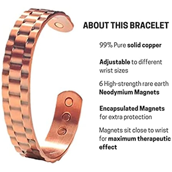 2st Lymfdränering Magnetisk Turmalin Armband, Sockerkontroll Terapeutisk Armband Armband För Män Kvinnor