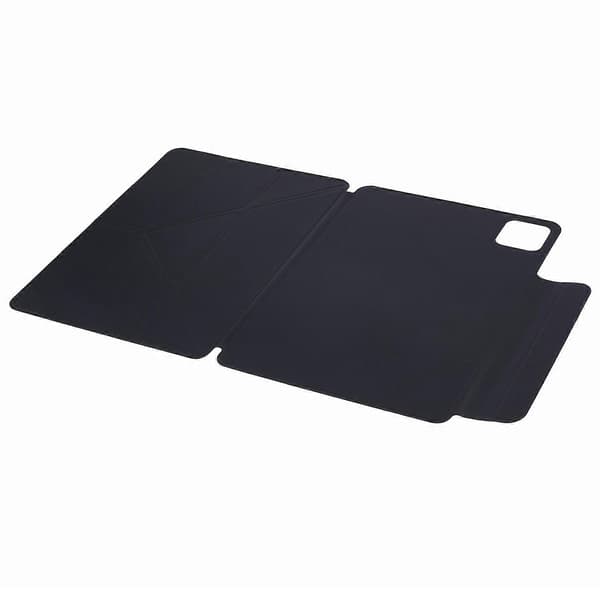 Til Xiaomi Pad 7 Pro/Pad 7 Case PC+PU Læder Origami Stand Magnetisk Tablet Cover - Sort