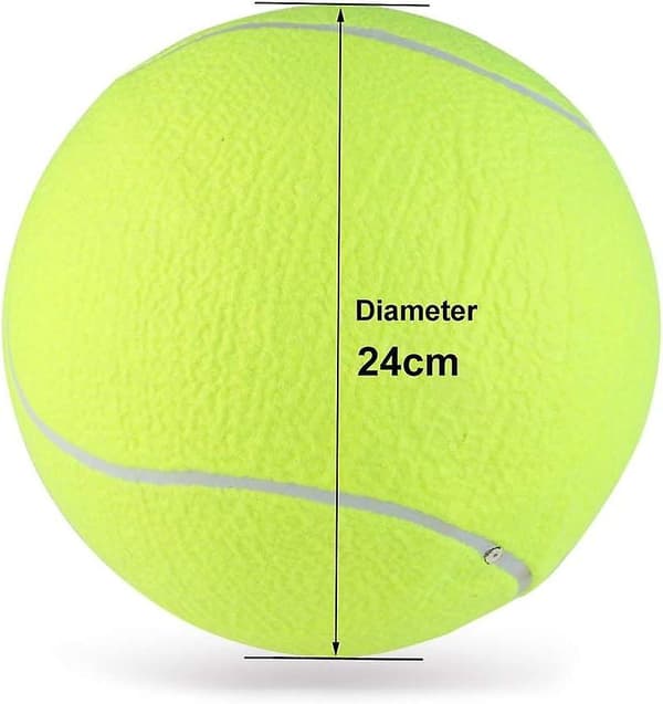 Luoem Suuri lemmikki tennispallo ulkoiluun, 24cm