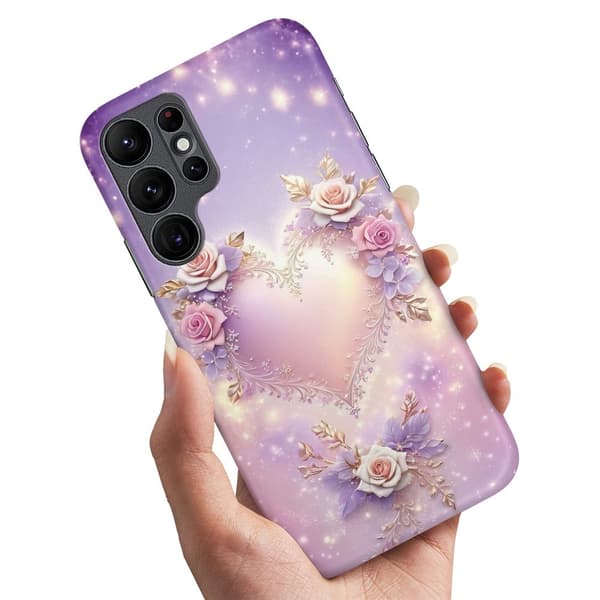 Etui / Mobiltaske til Samsung Galaxy S25 Ultra - Hjerte
