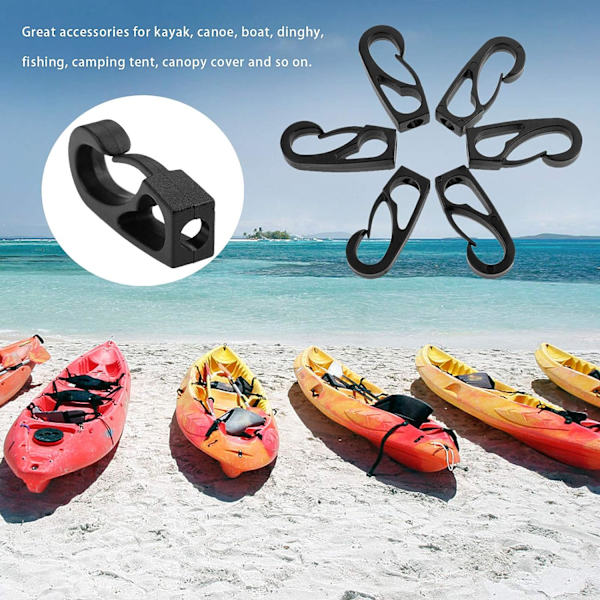 Kajakk Bungee-Snordkroker for Kajakk Kano Båt Campingtelt