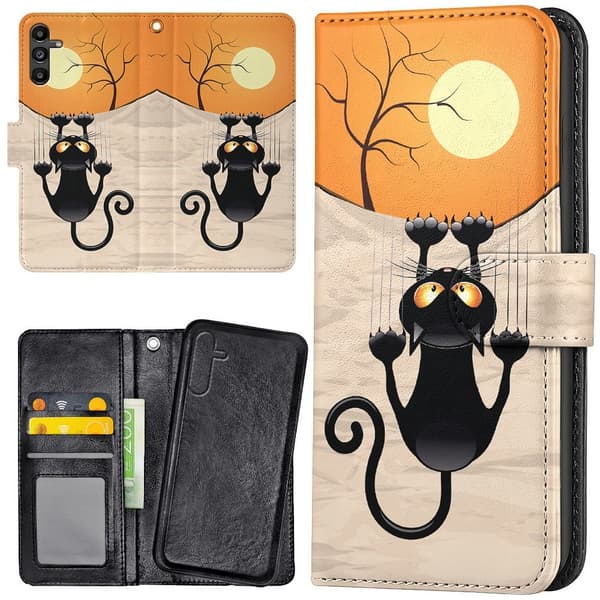 Samsung Galaxy S26 - Plånboksfodral/Fodral Rivande Katt
