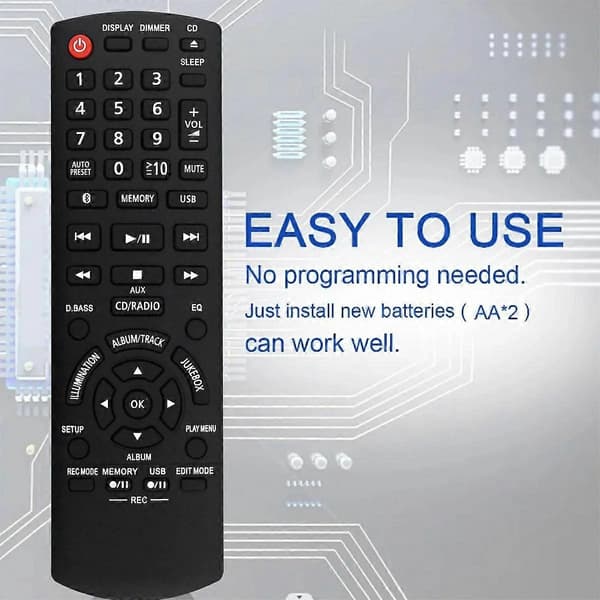 N2QAYB001094 Ersättningsfjärrkontroll för Panasonic TV