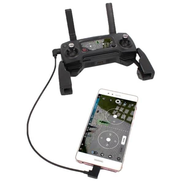 USB-C til Micro-USB for DJI Mavic Pro / Spark (30 cm)