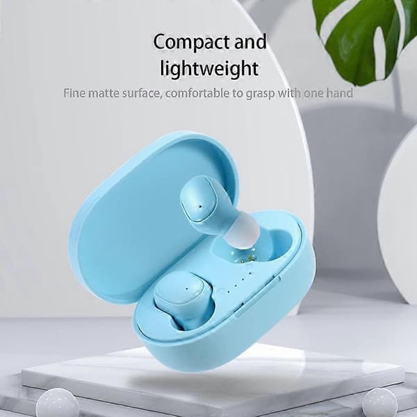 Typ D A6S Trådlöst Bluetooth Headset Mini Binaural In-Ear Musikhörlurar Brusreducering TWS