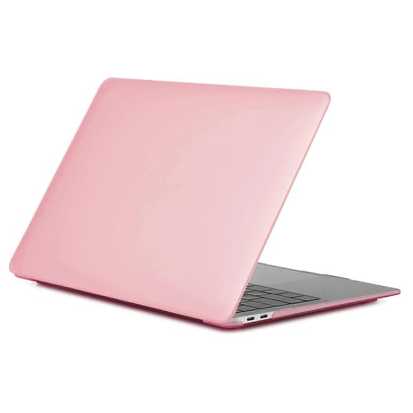 Matt Plastikk Beskyttelsesdeksel foran og bak for MacBook Pro 16 tommer (2019) - Rosa