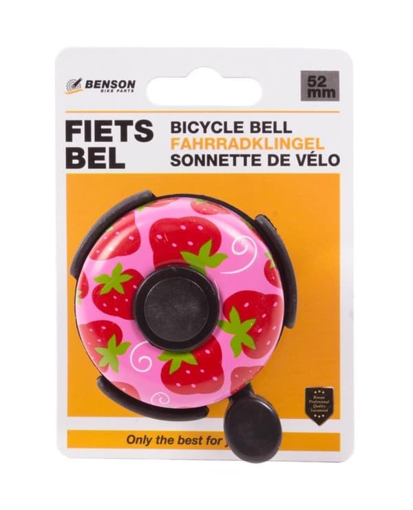 Cykelklokke 52 mm aluminium motivmix