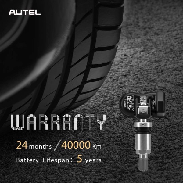 Programmerbar universell TPMS-sensor med dubbla frekvenser (315 MHz + 433 MHz) täcker 98 % av originalutrustningens OE-sensorer