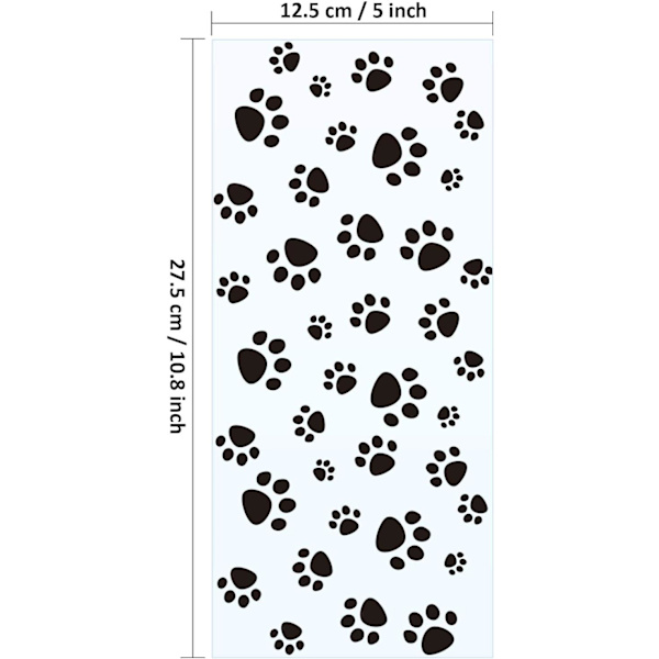 100 st Paw Print Cone Cellophane-påsar Värmeförseglade Godispåsar Hundtass Presentpåsar