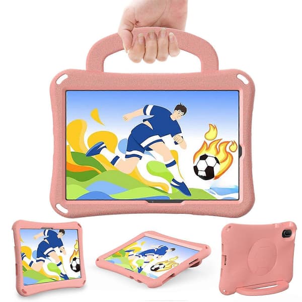 Huawei MatePad SE 11 / Honor Tablet V7 EVA -kotelo, tablettisuojus jalustalla - Vaaleanpunainen