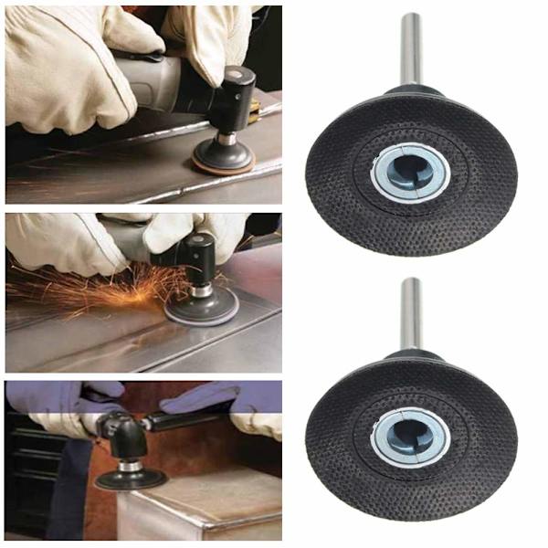 2 st 50 mm hållare för sliprullar med 6,35 mm skaft