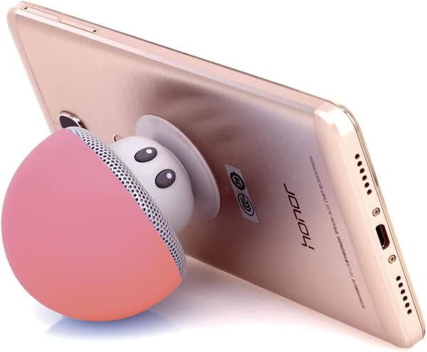 Mushroom Mob Vattentät Bluetooth-högtalare, Kraftfullt Ljud, Multifunktionell