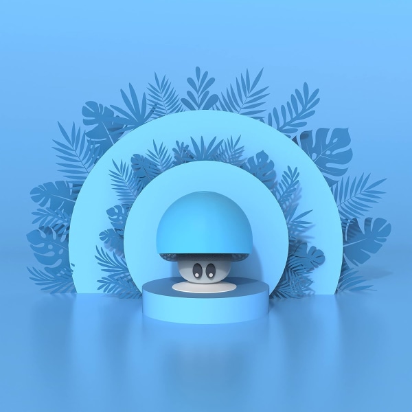 Mushroom Mob Vattentät Bluetooth-högtalare, Kraftfullt Ljud, Multifunktionell