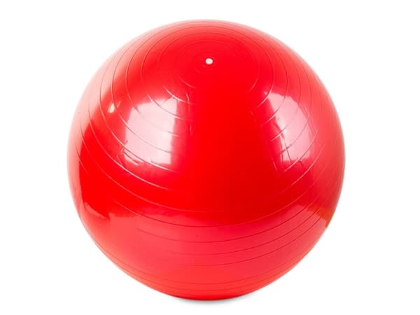 Kuntopallo / Pilates-pallo pumpulla - 65 cm red