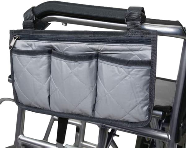 Universell rullestol side oppbevaringspose hengende oppbevaringspose sideposeholder walker bag rullestol scooter bag
