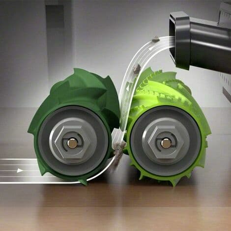 Sett med 6 støvsugerhjul, kompatibel med Roomba E5 / i7. Sentralt børsteutskiftningstilbehørsett E5 E6 i7 i7