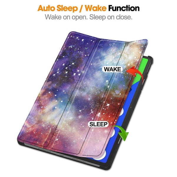 Etui til Lenovo Xiaoxin Pad Pro 12,7 tommer, mønstret læder stander tablet cover