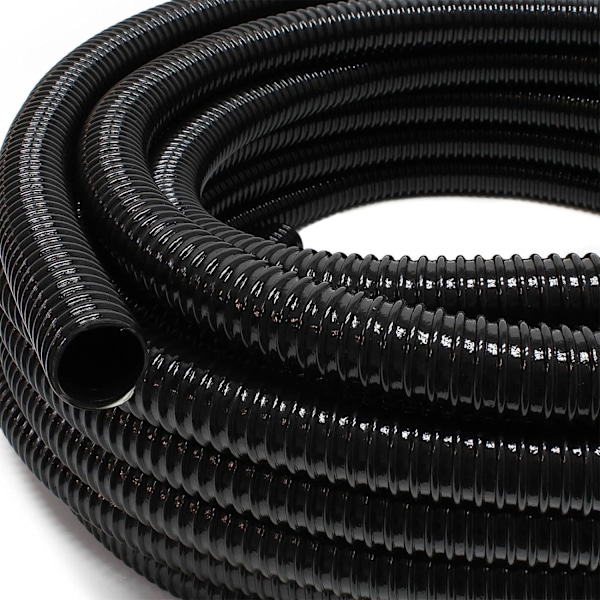 5m korrugerte og fleksible forsterkede bassengslange 25mm (1\")