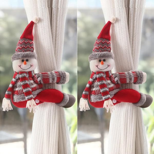 Julemanden gardinspænde rem, snemand Snowman