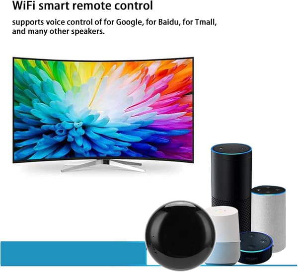 WiFi Smart IR Fjernkontroll Smart Infrarød Stemmestyring