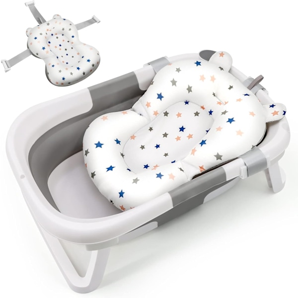 Babybadkudde Badkarskudde, Babybadmatta Kudde Nyfödd Spädbarn Duschbadkar Stödsitsdynor, Halkfri Babybadkudde