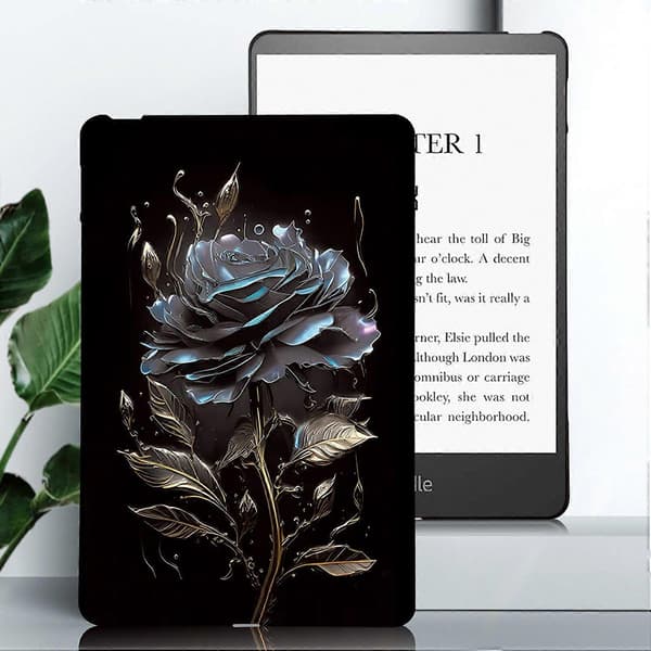 För Amazon Kindle Paperwhite (2024) TPU Fodral Mönstertryck Slim Tablet Skyddsfodral