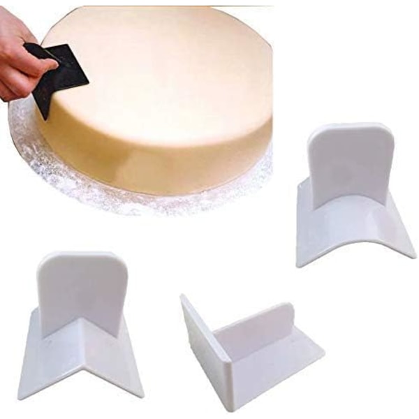 4 st Fondant Icing Smoother Polisher för Kaktårtdekoration Sugarcraft Skrapa Paddelverktyg