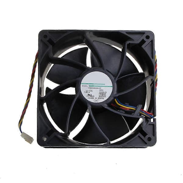 Kølekapacitet til ventilator, dobbelt hastighed, lydløs, automatisk temperaturkontrol, 120 mm
