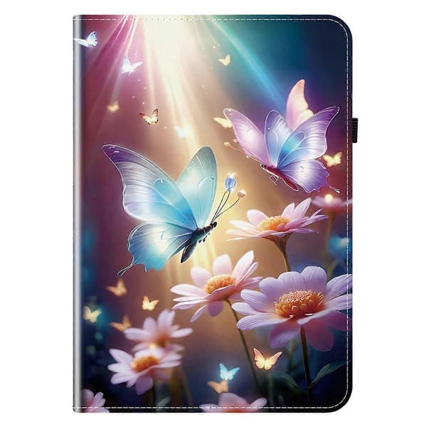 Läderfodral för Xiaomi Redmi Pad 2 Mönstertryckt Ställ Tablet Skydd med Kortfack