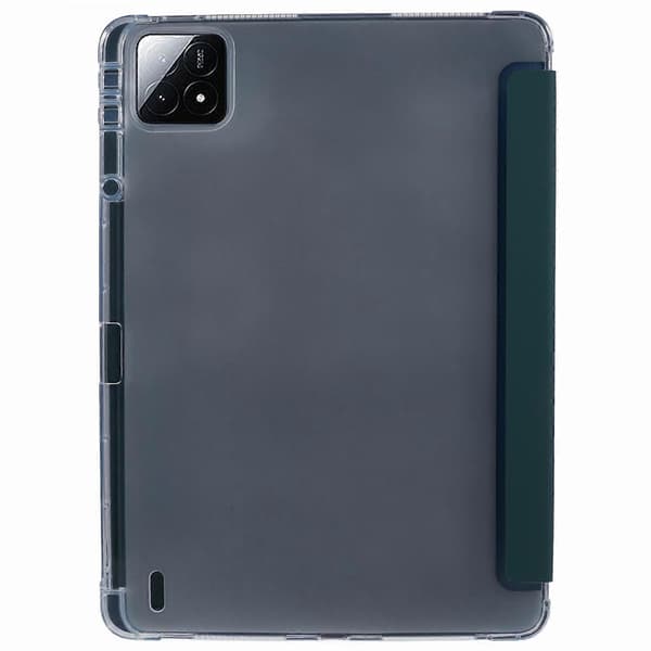 Fodral för Xiaomi Pad 6S Pro 12.4 Tri-fold Ställ Läder Tabletfodral med Pennhållare