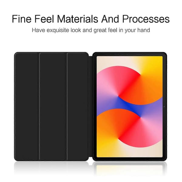 Til Huawei MatePad SE 11 Etui PU Læder TPU Bagside Fuld Beskyttelse Trifold Stand Tablet Cover