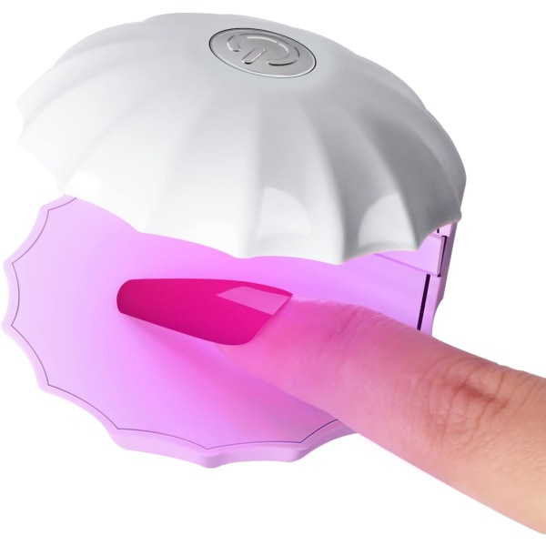 18W Mini Nail LED-lampa med 5st lamppärlor, Bärbar USB Snabbtorkande Mini UV-ljus för Gelnaglar