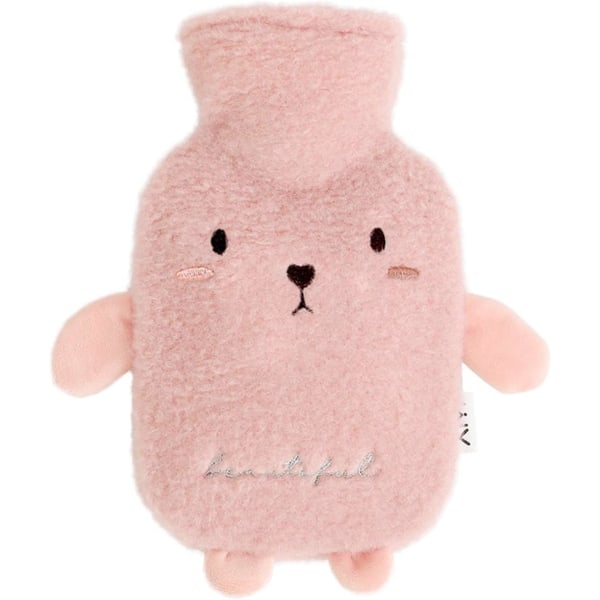 Thermos Cozy Fluffy Soft Plush Cute Pattern, Great Gift For Friends, 1000ml