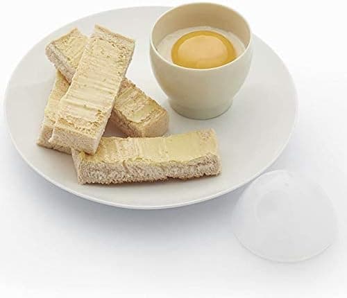 Set med 2 ångade äggkoppar för mikrovågsugn, praktisk och näringsrik