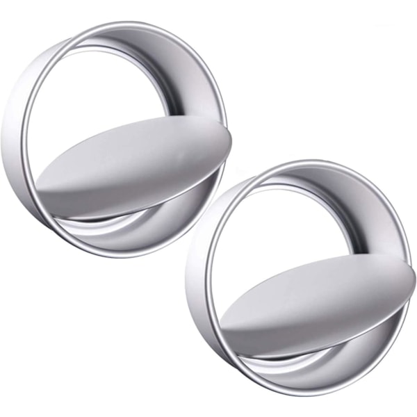 2-pack rund kakform med löstagbar botten för bakning av runda kakor 4inch