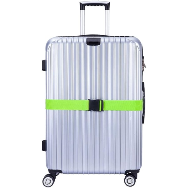 4 Pakkaa matkalaukkujen hihnat matkalaukuille Hihna Matkavyöt Tarvikkeet monikäyttöiset Green